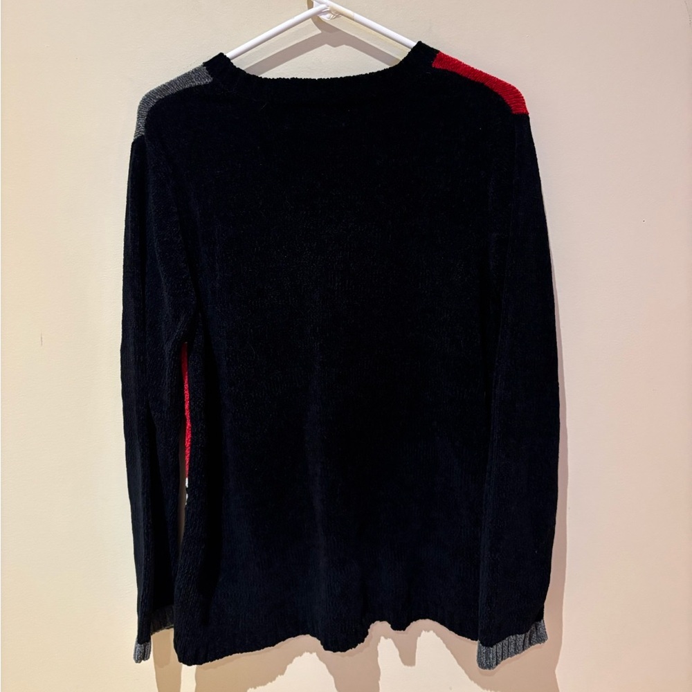 Sag Harbor Red and Black Sweater - Picture 2 of 3